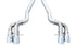 AWE Tuning 18-19 BMW M5 (F90) 4.4T AWD Cat-back Exhaust - Track Edition (Chrome Silver Tips) - AWE3020-42070