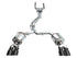 AWE Tuning 19-23 Audi C8 S6/S7 2.9T V6 AWD Touring Edition Exhaust - Diamond Black Tips - AWE3015-43107