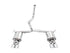 AWE Tuning 2012-2021 Subaru STI VA / WRX GV / STI GV Sedan Touring Edition Exhaust - Chrome Silver Tip (102mm) -