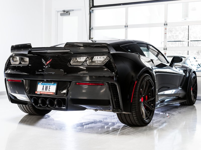 AWE Tuning 2014-2019 C7 Corvette Z06/ZR1 Touring Axle-Back Exhaust w/ Black Tips - AWE3015-43143