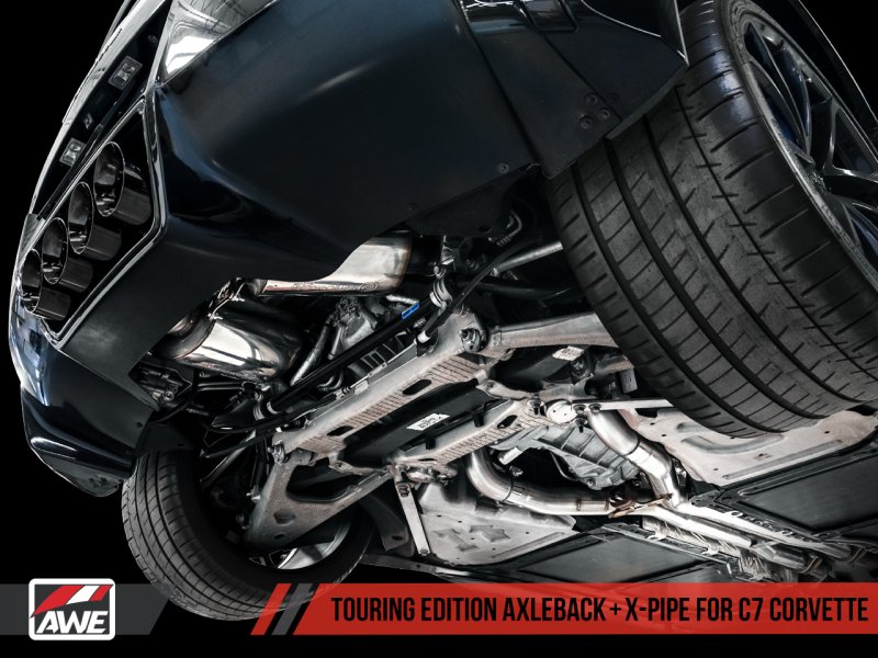 AWE Tuning 2014-2019 C7 Corvette Z06/ZR1 Touring Axle-Back Exhaust w/ Black Tips - AWE3015-43143