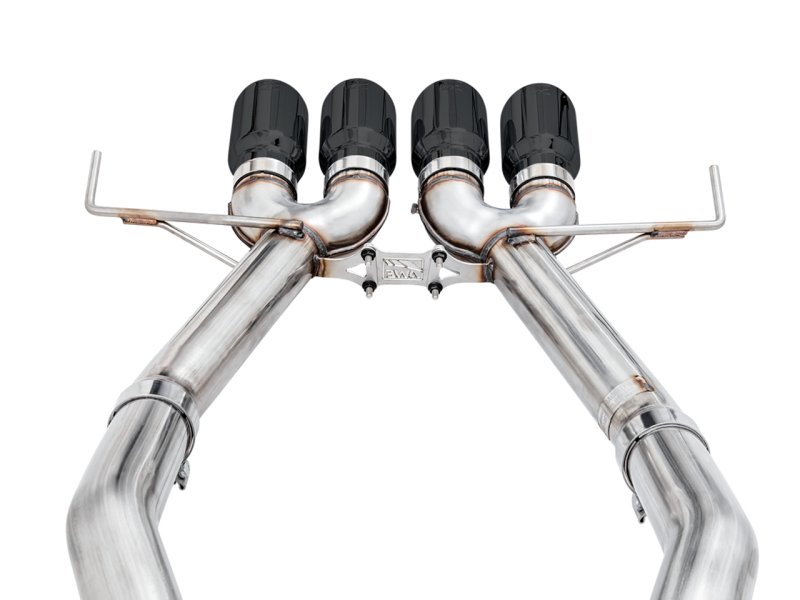 AWE Tuning 2014-2019 Corvette C7 Track Edition Axle-Back Exhaust w/ Black Tips - AWE3020-43081