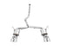AWE Tuning 2015-2021 Subaru WRX VA Sedan Touring Edition Exhaust - Chrome Silver Tips (102mm) - AWE3015-42098
