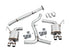 AWE Tuning 2015-2021 Subaru WRX VA Sedan Touring Edition Exhaust - Chrome Silver Tips (102mm) - AWE3015-42098