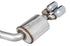 AWE Tuning 2015+ Dodge Challenger 6.4L/6.2L Non-Resonated Touring Edition Exhaust - Quad Silver Tips - AWE3020-42074