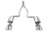 AWE Tuning 2015+ Dodge Challenger 6.4L/6.2L Non-Resonated Touring Edition Exhaust - Quad Silver Tips - AWE3020-42074