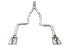 AWE Tuning 2015+ Dodge Challenger 6.4L/6.2L SC Track Edition Exhaust - Quad Chrome Silver Tips - AWE3015-42136