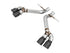 AWE Tuning 2016-2023 Chevrolet Camaro 6.2 Track Axleback w/ Quad Black Tips - AWE3020-43075