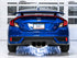 AWE Tuning 2016+ Honda Civic Si Touring Edition Exhaust w/Front Pipe & Triple Diamond Black Tips - AWE3015-53014