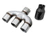 AWE Tuning 2016+ Honda Civic Si Touring Edition Exhaust w/Front Pipe & Triple Diamond Black Tips - AWE3015-53014