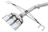 AWE Tuning 2017-2021 Honda Civic Type R Track Edition Exhaust w/Front Pipe & Triple Chrome Silver Tips - AWE3020-52000