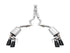 AWE Tuning 2018-2023 Ford Mustang GT Catback - Touring Edition (Quad Diamond Black Tips) - AWE3015-43106