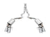 AWE Tuning 2018-2023 Ford Mustang GT Touring Catback w/ Quad Chrome Silver Tips - AWE3015-42102