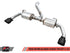 AWE Tuning 2018+ Jeep Wrangler JL/JLU Tread Edition Axle-Back Dual Exhaust - Diamond Black Tips - AWE3015-33001