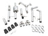 AWE Tuning 2019-2023 GM 1500 5.3L 0FG Catback Split Rear Exit (w/ Bumper Cutouts) - Quad Diamond Black Tips - AWE3015-43202