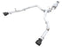 AWE Tuning 2019-2023 RAM 1500 5.7L (w/Cutouts) 0FG Dual Rear Exit Cat-Back Exhaust - Diamond Black Tips - AWE3015-33006