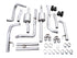 AWE Tuning 2019-2023 Sierra/Silverado 1500 6.2L 0FG Catback Split Rear Exit (w/ Bumper Cutouts) - Quad Diamond Tips -