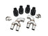 AWE Tuning 2019+ BMW M340i (G20) OE-Config-To-Quad Tip Conversion Kit - Diamond Black Tip - AWE3810-43020