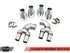 AWE Tuning 2019+ BMW M340i (G20) OE-Config-To-Quad Tip Conversion Kit - Diamond Black Tip - AWE3810-43020