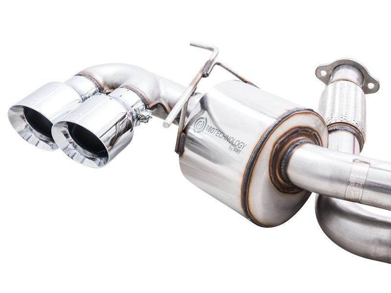AWE Tuning 2020-2023 Chevrolet Corvette (C8) Touring Edition Exhaust - Quad Chrome Silver Tips - AWE3015-42151
