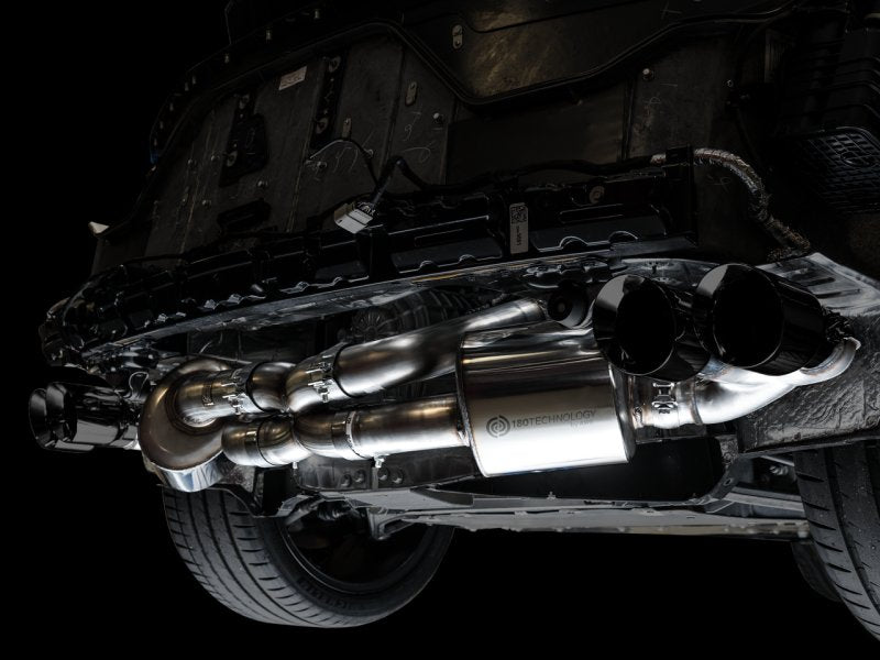 AWE Tuning 2020-2023 Chevrolet Corvette (C8) Touring Edition Exhaust - Quad Diamond Black Tips - AWE3015-43159