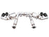 AWE Tuning 2020-2023 Chevrolet Corvette (C8) Touring Edition Exhaust - Quad Diamond Black Tips - AWE3015-43159