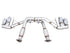 AWE Tuning 2020-2023 Chevrolet Corvette (C8) Track Edition Exhaust - Quad Chrome Silver Tips - AWE3020-42080