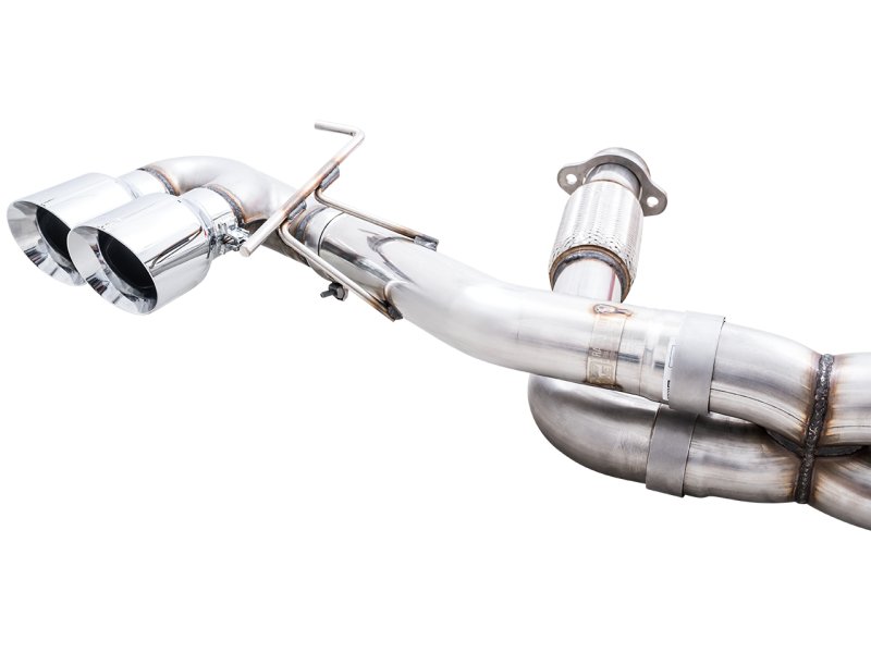 AWE Tuning 2020-2023 Chevrolet Corvette (C8) Track Edition Exhaust - Quad Chrome Silver Tips - AWE3020-42080