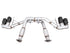AWE Tuning 2020-2023 Chevrolet Corvette (C8) Track Edition Exhaust - Quad Diamond Black Tips - AWE3020-43086
