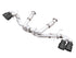 AWE Tuning 2020-2023 Chevrolet Corvette (C8) Track Edition Exhaust - Quad Diamond Black Tips - AWE3020-43086