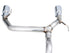 AWE Tuning 2021+ Ford Bronco 0FG Dual Rear Exit Exhaust w/Chrome Silver Tips & Bash Guard - AWE3015-32456