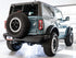 AWE Tuning 2021+ Ford Bronco 0FG Dual Rear Exit Exhaust w/Chrome Silver Tips & Bash Guard - AWE3015-32456