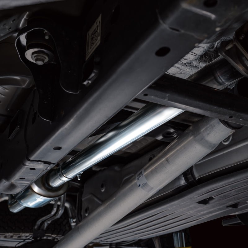 AWE Tuning 2021+ Ford F-150 Tremor (w/ Bumper Cutouts) 0FG Non-Resonated Catback -Diamond Black Tips - AWE3020-33402