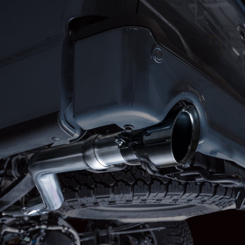 AWE Tuning 2021+ Ford F-150 Tremor (w/ Bumper Cutouts) 0FG Non-Resonated Catback -Diamond Black Tips - AWE3020-33402