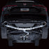 AWE Tuning 2022-2023 Honda Civic Si Track Edition Catback w/ Dual Chrome Silver Tips - AWE3020-32331