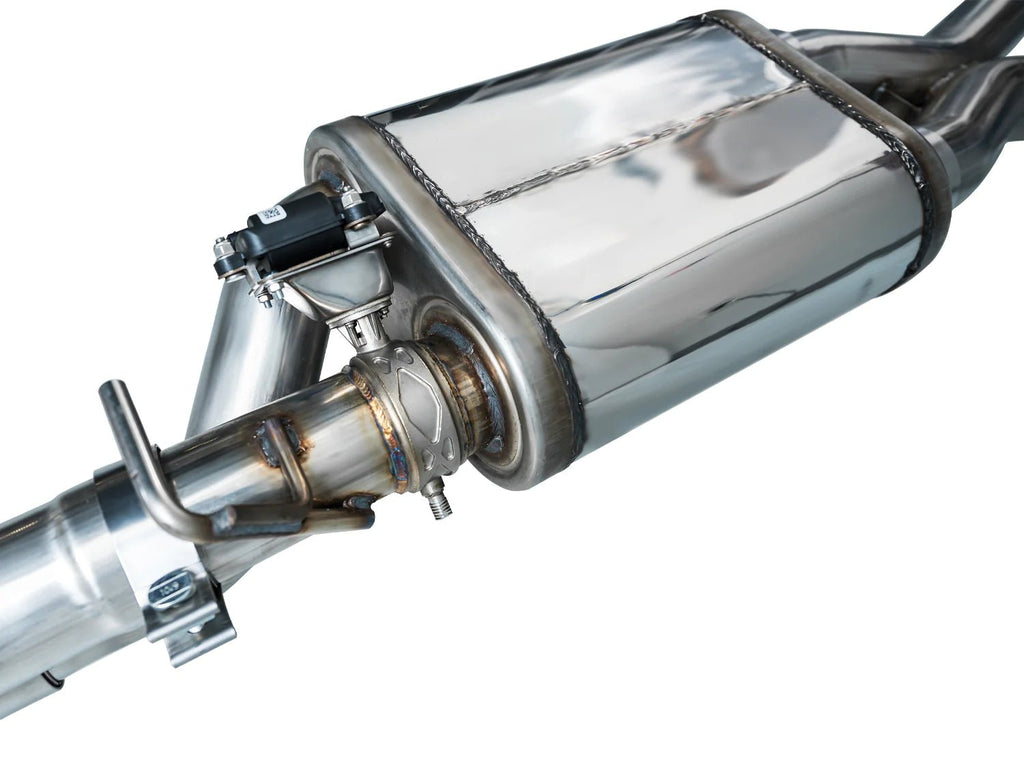AWE Tuning 2022-2024 Ford Bronco Raptor 4WD Dual BashGuards Catback w/o Tips - AWE3025-31327