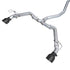 AWE Tuning 2022+ Honda Civic Si FE1 FWD Track Edition Catback Exhaust - Dual Diamond Black Tips - AWE3020-33331