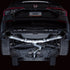 AWE Tuning 2022+ Honda Civic Si FE1 FWD Track Edition Catback Exhaust - Dual Diamond Black Tips - AWE3020-33331