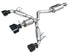 AWE Tuning 2023+ Toyota GR Corolla Touring Edition Exhaust - Diamond Black Tips - AWE3015-53472