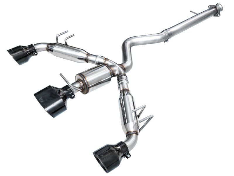 AWE Tuning 2023+ Toyota GR Corolla Track Edition Exhaust - Diamond Black Tips - AWE3020-53472