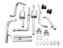 AWE Tuning 22-23 GMC Sierra 1500 AT4X 6.2L 0FG Catback Split Dual (Flat Bumper) - Diamond Black Tips - AWE3015-43284