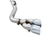 AWE Tuning 4th Gen GM 1500 5.3L 0FG Catback Dual Side Exit (Flat Bumper) - Chrome Tips - AWE3015-22207