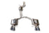 AWE Tuning Audi 8R SQ5 Touring Edition Exhaust - Quad Outlet Chrome Silver Tips - AWE3015-42052