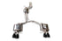 AWE Tuning Audi 8R SQ5 Touring Edition Exhaust - Quad Outlet Diamond Black Tips - AWE3015-43056