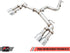 AWE Tuning Audi 8V S3 Track Edition Exhaust w/Chrome Silver Tips 102mm - AWE3015-42142