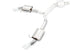 AWE Tuning Audi B9 A4 Touring Edition Exhaust Dual Outlet - Chrome Silver Tips (Includes DP) - AWE3015-32078
