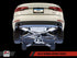 AWE Tuning Audi B9 A4 Touring Edition Exhaust Dual Outlet - Chrome Silver Tips (Includes DP) - AWE3015-32078