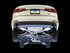 AWE Tuning Audi B9 A4 Touring Edition Exhaust Dual Outlet - Chrome Silver Tips (Includes DP) - AWE3015-32078