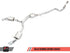 AWE Tuning Audi B9 A4 Touring Edition Exhaust Dual Outlet - Chrome Silver Tips (Includes DP) - AWE3015-32078