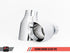 AWE Tuning Audi B9 A4 Touring Edition Exhaust Dual Outlet - Chrome Silver Tips (Includes DP) - AWE3015-32078
